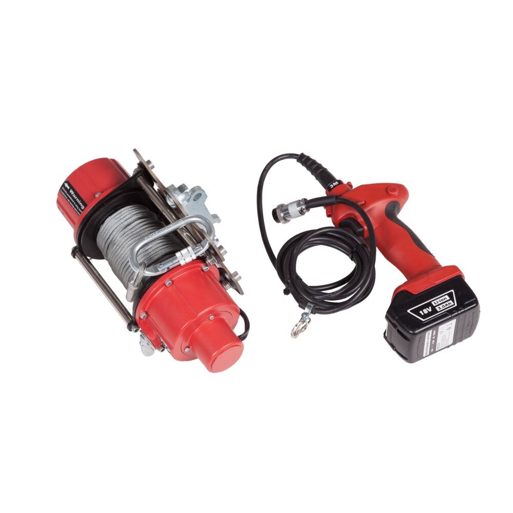 Winche eléc. 15 m recargable (personas y cargas)