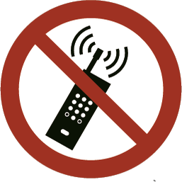 Señal Prohibido Usar Teléfonos Móviles