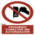 Señal Prohibido Conectar Sin Autorización A3
