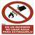 Señal No Usar Agua Para Extinguir Incendio A4