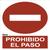 Señal Prohibido Pasar A3