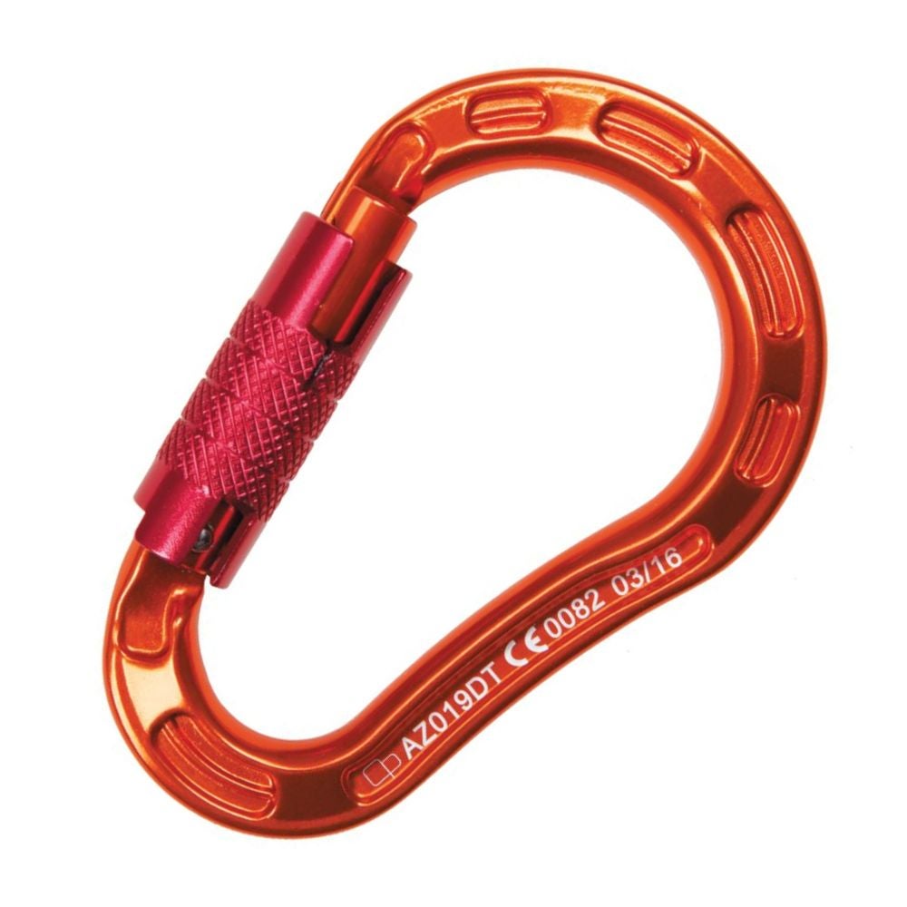 Mosquetón aluminio doble bloqueo XL