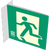Señal evacuación banderola 22,4 x 22,4 cm
