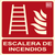 Señal Escalerra De Incendios 29,7 X 21 Cm