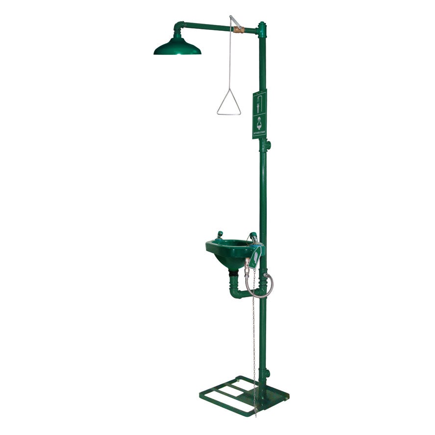 Ducha Lavaojos Con Pedal