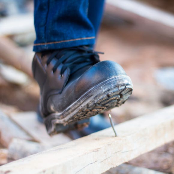 Calcetines para botas de trabajo con punta reforzada de peso