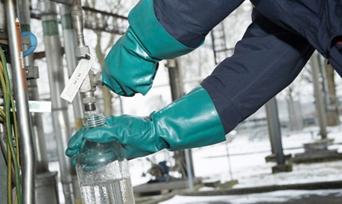 guantes protección química