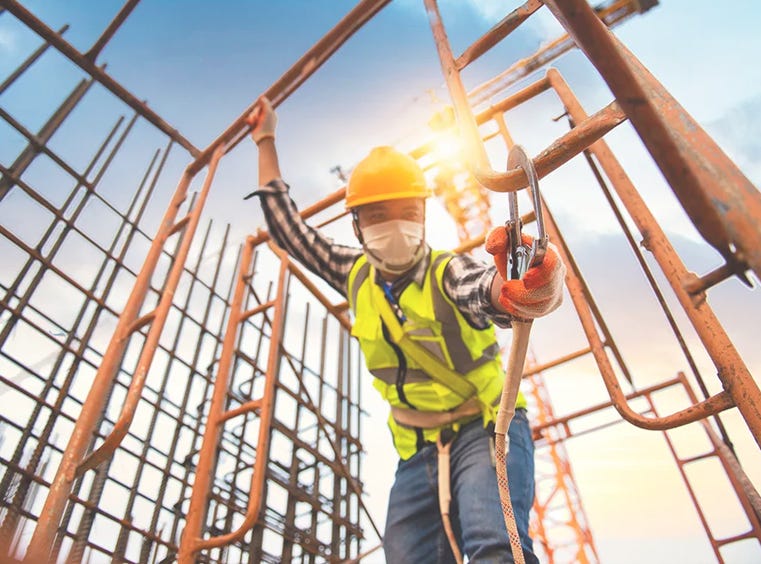 protección entorno de trabajo construcción