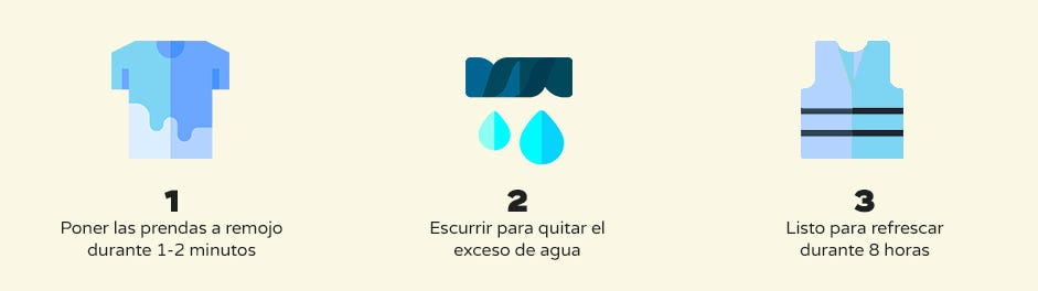 Ropa laboral refrescante